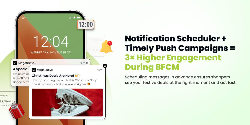 Shopify bfcm mobile app feature: Notification scheduler