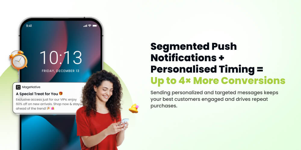 Shopify bfcm mobile app feature: segmented push notification