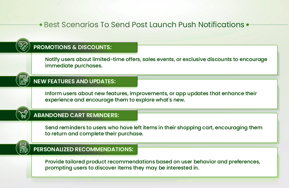 Best Scenarios to send Mobile App Push Notifications Best Scenarios to send Mobile App Push Notifications