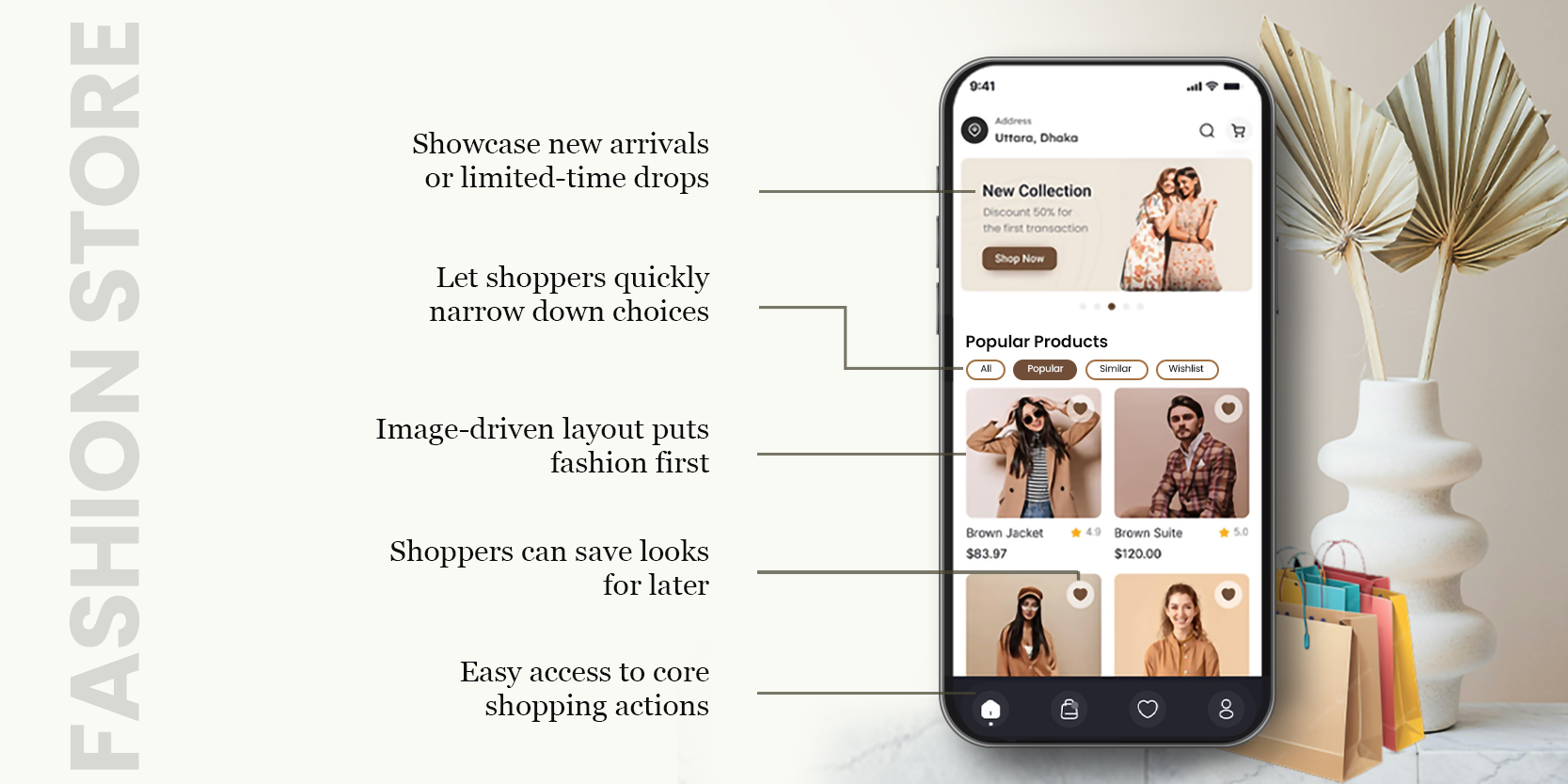 Mobile App Theme - Fashion Brand