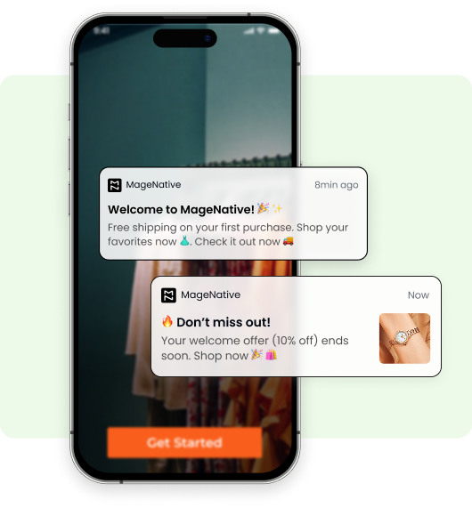 Welcome Push Notifications